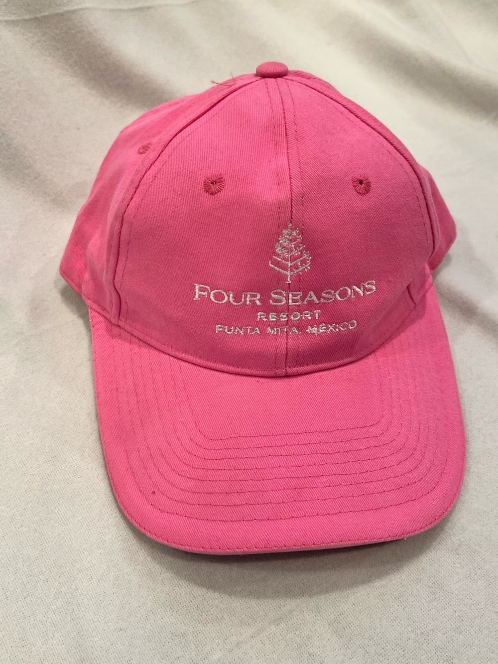 Four Seasons Punta Mita Mexico women’s cotton Pink Baseball Hat OS